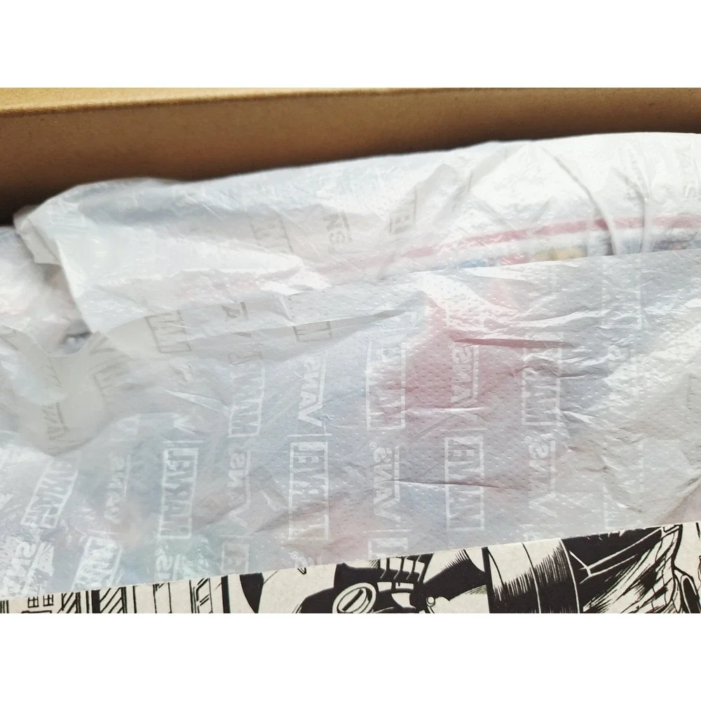 Vans Authentic Marvel Avengers Heads Comic Print Mens 11 Rare 2018 Spiderman LX - Picture 14 of 16